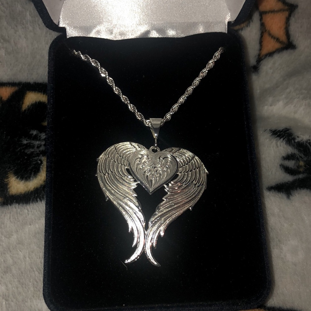 Montana Winged Heart Necklace